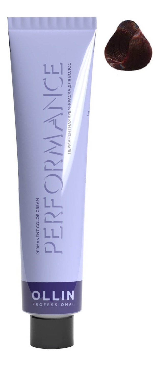 Перманентная крем-краска для волос Performance Permanent Color Cream 60мл: 4/4 Шатен медный