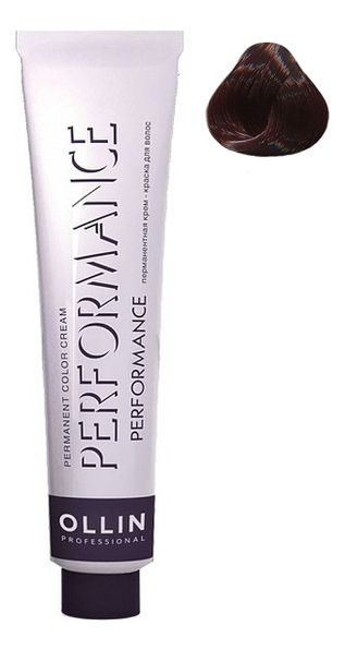 Перманентная крем-краска для волос Performance Permanent Color Cream 60мл: 4/5 Шатен махагоновый