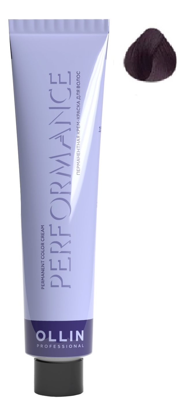 

Перманентная крем-краска для волос Performance Permanent Color Cream 60мл: 5/22 Светлый шатен фиолетовый, Перманентная крем-краска для волос Performance Permanent Color Cream 60мл