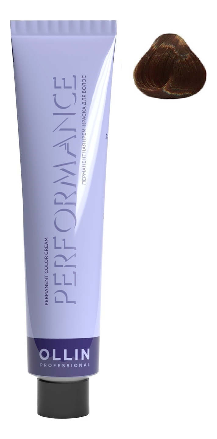 

Перманентная крем-краска для волос Performance Permanent Color Cream 60мл: 6/34 Темно-русый золотисто-медный, Перманентная крем-краска для волос Performance Permanent Color Cream 60мл