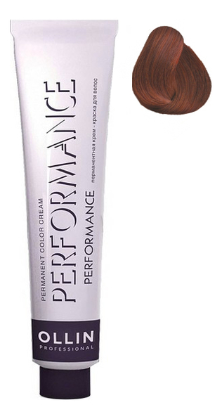 Перманентная крем-краска для волос Performance Permanent Color Cream 60мл: 7/4 Русый медный
