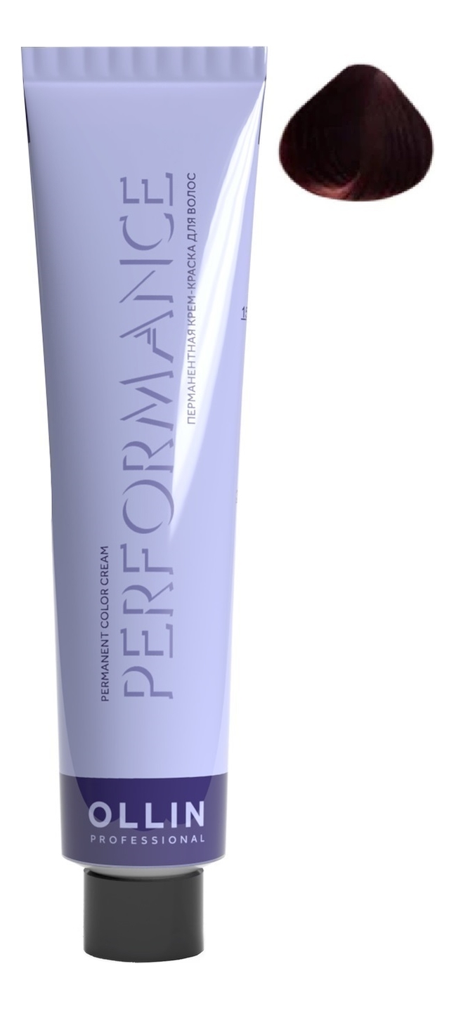 Перманентная крем-краска для волос Performance Permanent Color Cream 60мл: 7/75 Русый коричнево-махагоновый