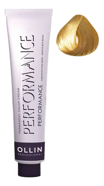 Перманентная крем-краска для волос Performance Permanent Color Cream 60мл: 9/03 Блондин прозрачно-золотистый
