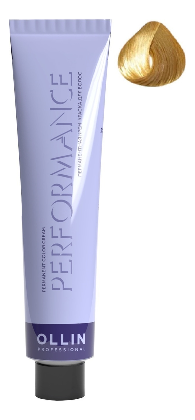 Перманентная крем-краска для волос Performance Permanent Color Cream 60мл: 9/03 Блондин прозрачно-золотистый