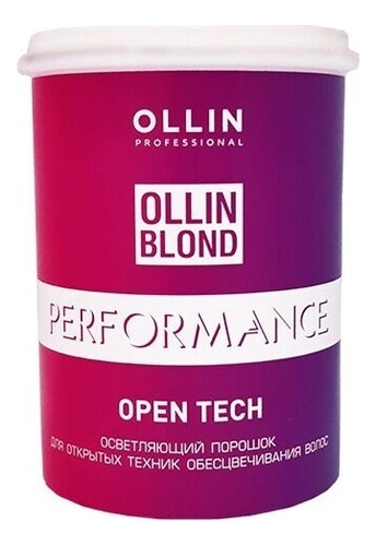 цена Осветляющий порошок для открытых техник обесцвечивания волос Blond Performance Open Tech: Порошок 500г