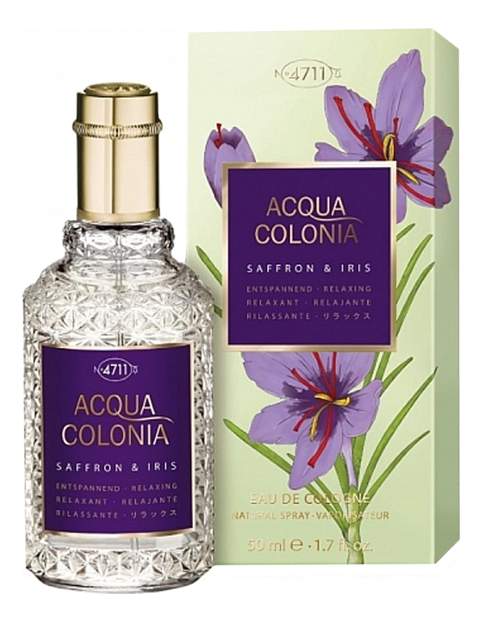 4711 Acqua Colonia Saffron & Iris: одеколон 50мл