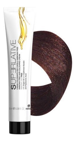 

Безаммиачная крем-краска для волос Superlative Ammonia Free 100мл: 5.8 Светло-каштановый шоколад, Безаммиачная крем-краска для волос Superlative Ammonia Free 100мл