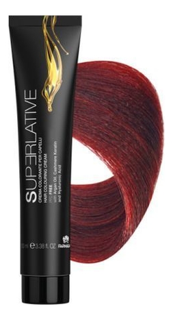 Купить Крем-краска для волос Superlative 100мл: 5.66 Светло-каштановый интенсивный красный, Farmagan