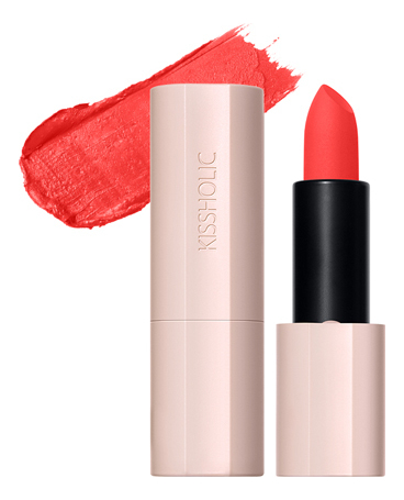 

Помада для губ матовая Kissholic Lipstick Matte 3,5г: OR04 Grapefruit Blended, Помада для губ матовая Kissholic Lipstick Matte 3,5г