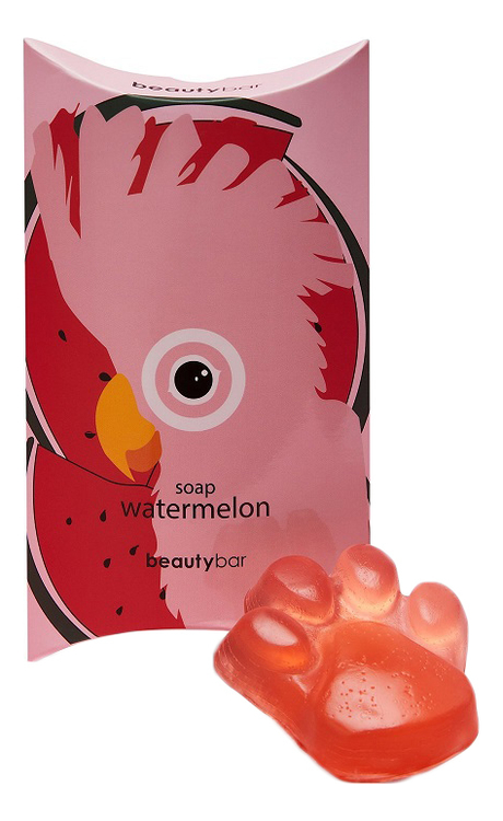 Купить Конжаковое мыло для умывания с ароматом арбуза Soap Watermelon 50г, Beauty Bar
