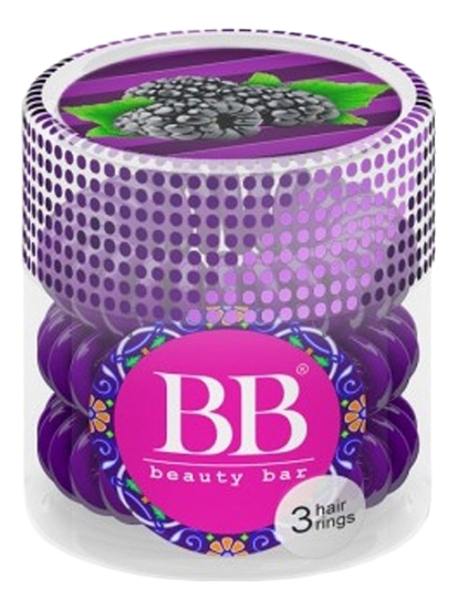 

Набор резинок для волос Фиолетовый Hair Rings 3шт