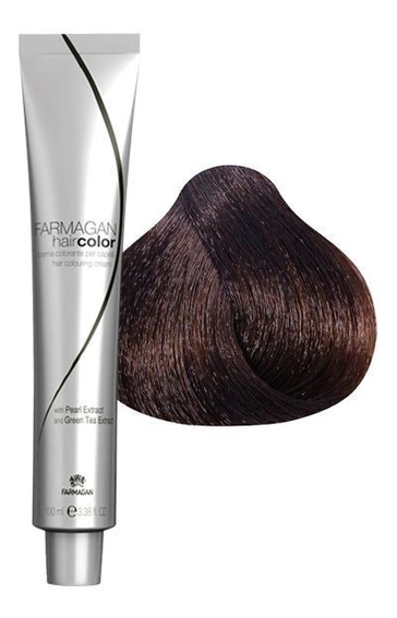 

Крем-краска для волос Hair Color 100мл: 5 Светло-каштановый, Крем-краска для волос Hair Color 100мл