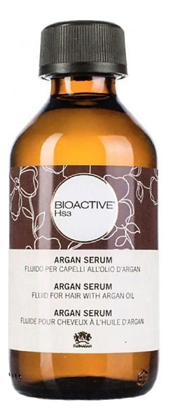 Сыворотка для волос с аргановым маслом Bioactive Hs3 Argan Serum Fluid For Hair With Argan Oil: Сыворотка 100мл
