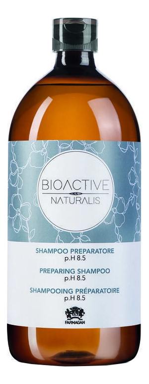 Подготавливающий шампунь для волос перед окрашиванием Bioactive Naturalis Botanic Preraring Shampoo: Шампунь 1000мл цена и фото