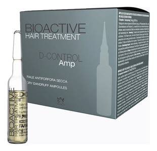 Лосьон против сухой перхоти в ампулах Bioactive Hair Treatment D-control Ampoules