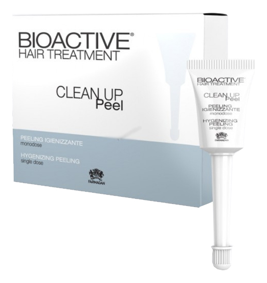 Peel up. Farmagan Bioactive treatment. Bioactive treatment очищающий пилинг для кожи головы в тубах, 6x5 мл. Clean up or Peel разница.