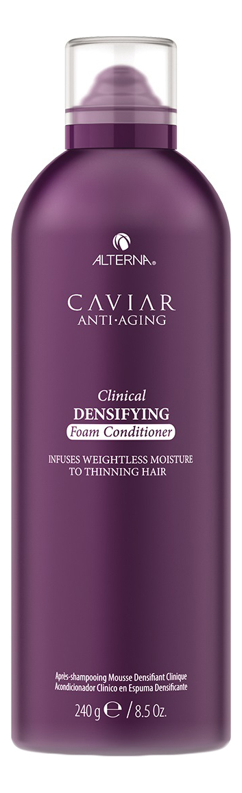 Пена-кондиционер для уплотнения и стимулирования роста волос Caviar Anti-Aging Clinical Densifying Foam Conditioner: Пена-кондиционер 240г