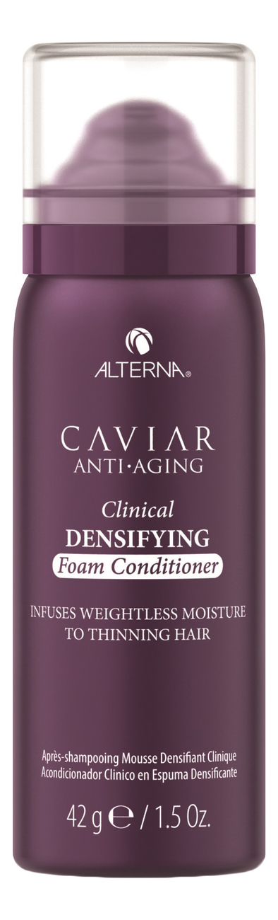 Пена-кондиционер для уплотнения и стимулирования роста волос Caviar Anti-Aging Clinical Densifying Foam Conditioner: Пена-кондиционер 42г