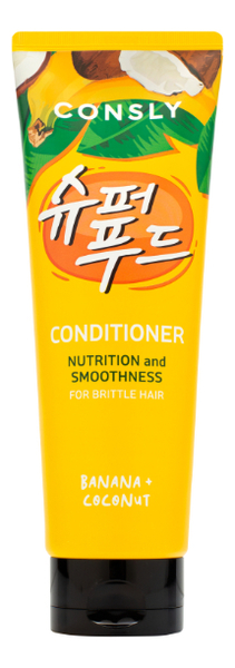 Кондиционер для волос с экстрактом банана и кокосовой водой Banana & Coconut Conditioner Nutrition & Smoothness 250мл