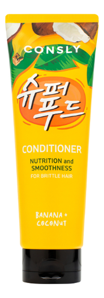 Кондиционер для волос с экстрактом банана и кокосовой водой Banana & Coconut Conditioner Nutrition & Smoothness 250мл кондиционер для волос с экстрактом банана и кокосовой водой banana