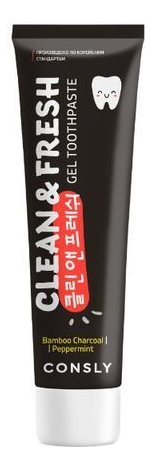 

Гелевая зубная паста с бамбуковым углем и перечной мятой Clean & Fresh Gel Toothpaste 105г