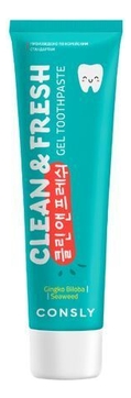 Гелевая зубная паста с экстрактом гинкго билоба Clean & Fresh Gel Toothpaste 105г