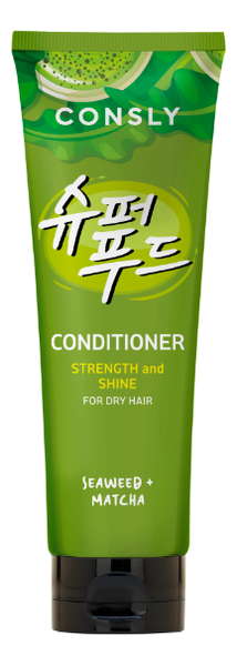 Кондиционер с экстрактом водорослей и зеленого чая матча Seaweed & Matcha Conditioner Strength & Shine 250мл кондиционер с экстрактами водорослей и зеленого чая матча для силы и блеска волос consly seaweed