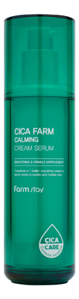 Восстанавливающая сыворотка с экстрактом центеллы азиатской Cica Farm Calming Cream Serum 50мл гидрофильный бальзам с экстрактом центеллы азиатской cica farm calming cleansing balm 95мл