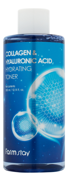 

Увлажняющий тонер с гиалуроновой кислотой и коллагеном Collagen & Hyaluronic Acid Hydrating Toner 300мл