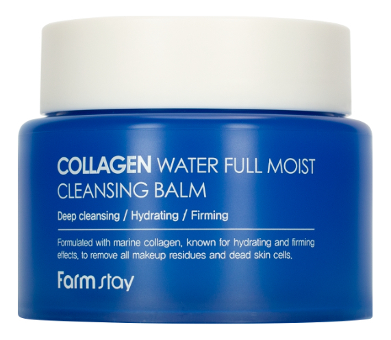 Гидрофильный бальзам для лица с коллагеном Collagen Water Full Moist Cleansing Balm 95мл