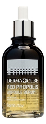 

Антивозрастная сыворотка для лица с экстрактом прополиса Derma Cube Red Propolis Ampoule Serum 100мл