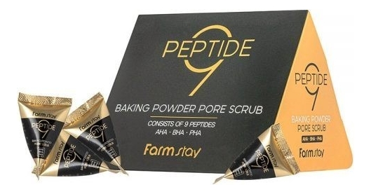 Мягкий скраб для лица с пептидами Peptide9 Baking Powder Pore Scrub: Скраб 25*7г мягкий скраб для лица с пептидами peptide9 baking powder pore scrub скраб 25 7г