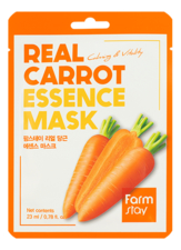 Farm Stay Тканевая маска для лица с экстрактом моркови Real Carrot Essence Mask 23мл