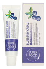 Farm Stay Крем для лица с экстрактом черники Super Food Blueberry Cream 60г