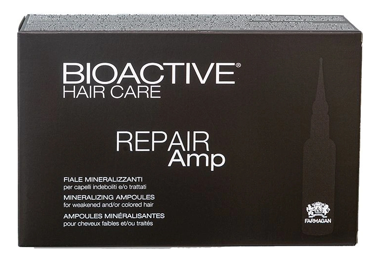 Восстанавливающий лосьон для волос с минералами Bioactive Hair Care Repair Ampoules 10*10мл лосьон для ухода за волосами farmagan восстанавливающий лосьон с минералами в ампулах bioactive repair