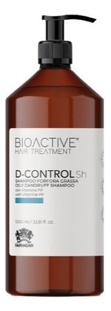 Farmagan Шампунь для волос против сухой перхоти Bioactive Hair Treatment D-Control Dry Dandruff Shampoo