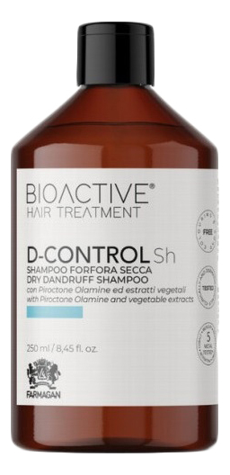 Шампунь для волос против сухой перхоти Bioactive Hair Treatment D-Control Dry Dandruff Shampoo: Шампунь 250мл