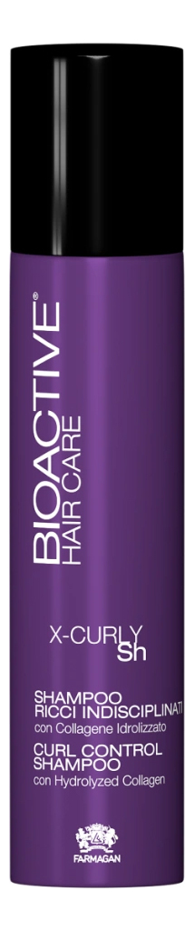 Купить Шампунь для вьющихся волос Bioactive Hair Care X-Curly Shampoo Control: Шампунь 250мл, Farmagan