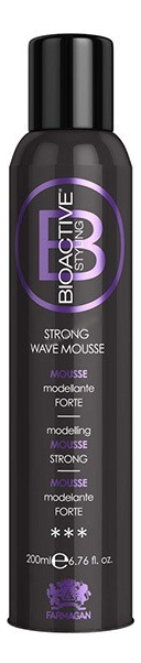 

Моделирующий мусс для волос сильной фиксации Bioactive Styling Strong Wave Mousse 200мл