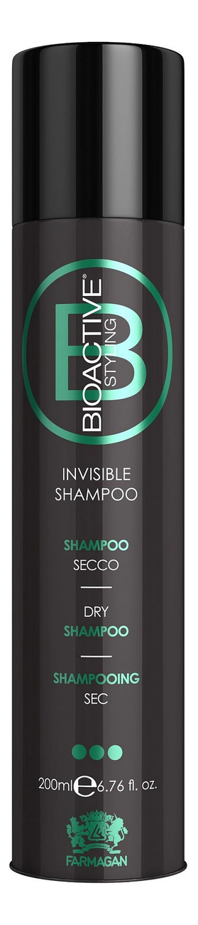 

Невидимый сухой шампунь для волос Bioactive Styling Invisible Shampoo 200мл