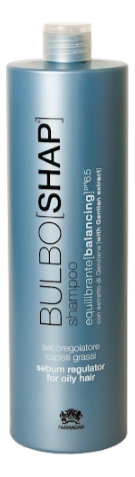 Балансирующий регулирующий шампунь для жирных волос Bulboshap Sebum Regulator For Oily Hair Shampoo: Шампунь 1000мл балансирующий регулирующий шампунь для жирных волос farmagan bulboshap shampoo 250 мл