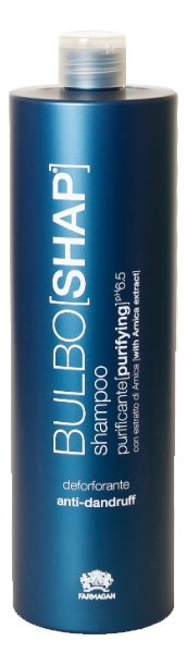Шампунь для волос очищающий от перхоти Bulboshap Shampoo Deforforante Anti-Dandruff: Шампунь 1000мл