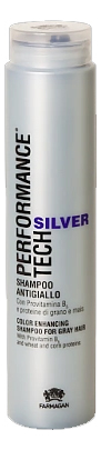 Серебряный шампунь для волос с анти-желтым эффектом Performance Tech Silver Shampoo 250мл цена и фото