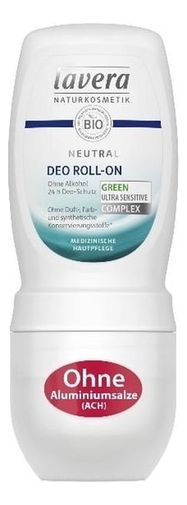 Гипоаллергенный шариковый дезодорант Deo Roll-On Neutral 50мл шариковый дезодорант для всех типов кожи deo roll on 50мл
