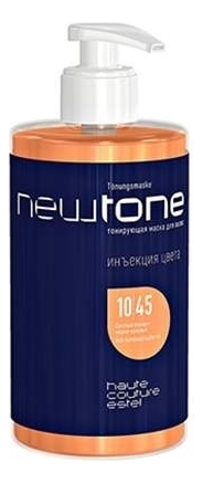 

Тонирующая маска для волос Haute Couture Newtone 435мл: 10/45 Светлый блондин медно-красный, Тонирующая маска для волос Haute Couture Newtone 435мл