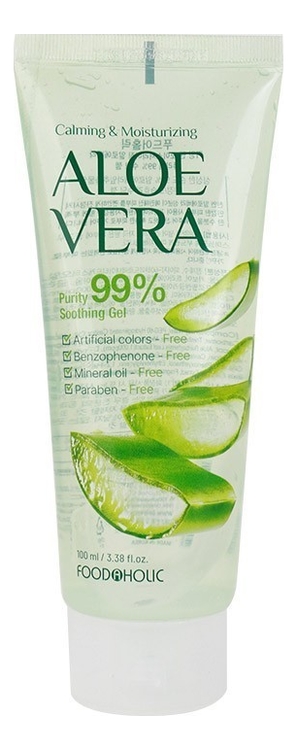 

Успокаивающий гель с экстрактом алоэ вера Calming & Moisturizing Aloe Vera 99% Soothing Gel: Гель 100мл, Успокаивающий гель с экстрактом алоэ вера Calming & Moisturizing Aloe Vera 99% Soothing Gel