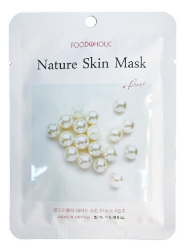 

Тканевая маска для лица с экстрактом жемчуга Pearl Nature Skin Mask 23мл