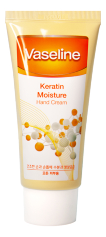 Увлажняющий крем для рук с кератином Vaseline Keratin Moisture Hand Cream 80мл увлажняющий крем для рук vaseline deep moisture hand cream 80мл