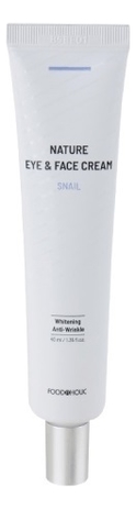 

Крем для кожи вокруг глаз и лица с муцином улитки Nature Snail Eye & Face Cream 40мл