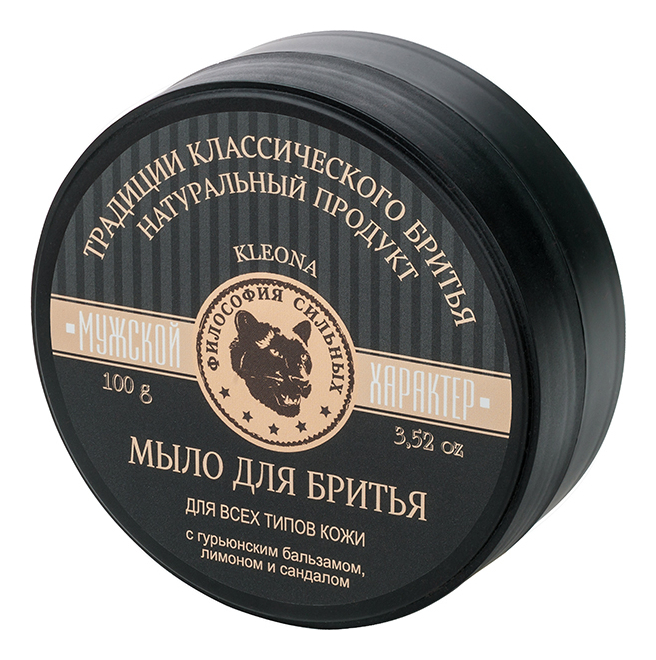

Мыло для бритья с гурьюнским бальзамом Мужской характер 100г